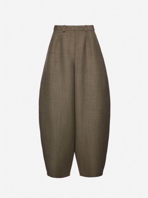 Balloon trousers in beige