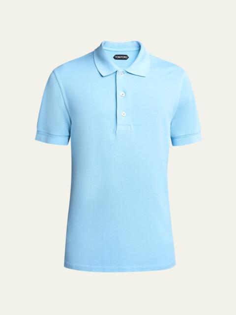Men's Lyocell Pique Polo Shirt
