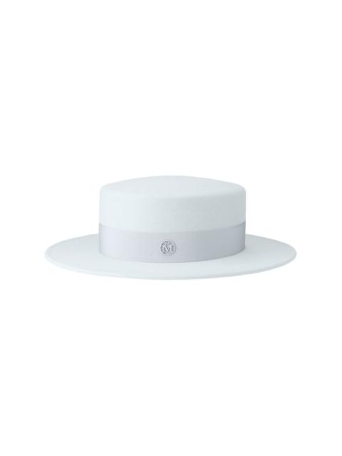 Kiki woolo-felt capeline hat