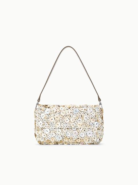 STAUD TIMMY CONVERTIBLE SHOULDER BAG MOTHER OF PEARL