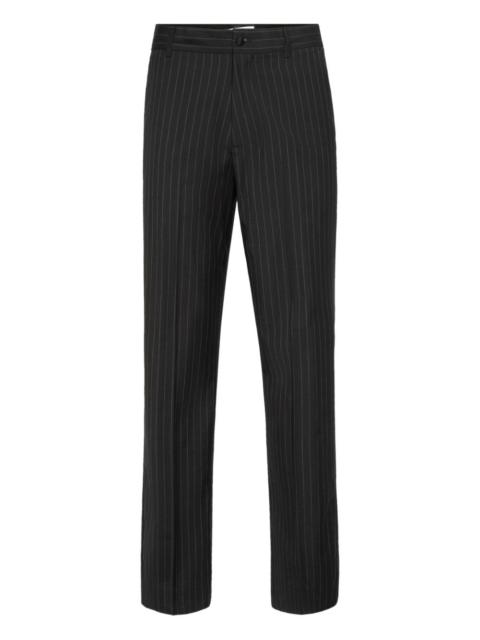 pinstripe trousers