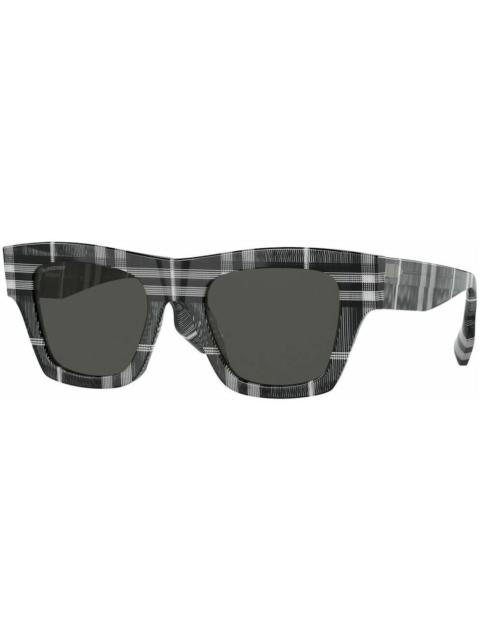 Burberry Sunglasses Ernest Square Frame Black White Check (40823051)