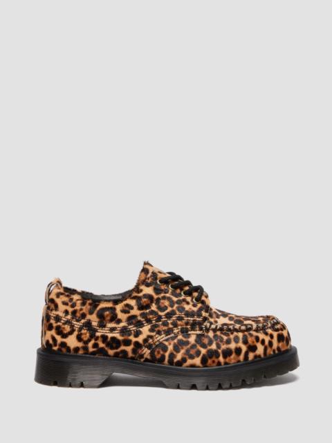 LOWELL Leopard Print Moc Toe Shoes