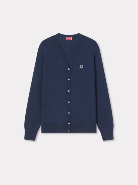 'Boke Flower' embroidered cardigan in merino wool