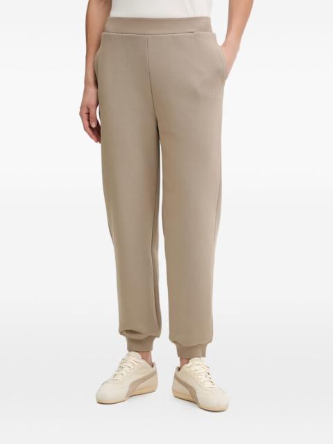silver-tone logo trousers