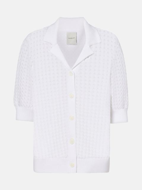 Ellie open-knit cotton cardigan