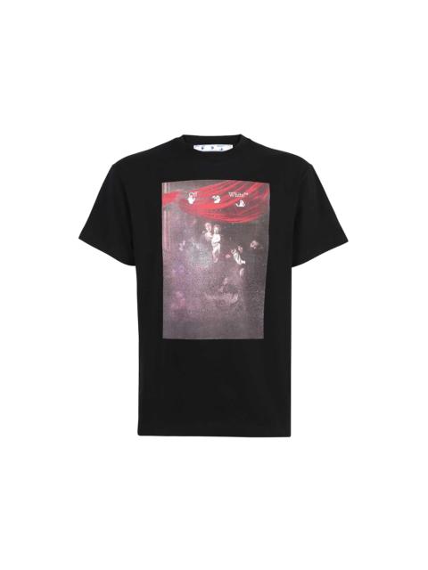 OFF-WHITE Sprayed Caravaggio S/S Over Tee Black/White