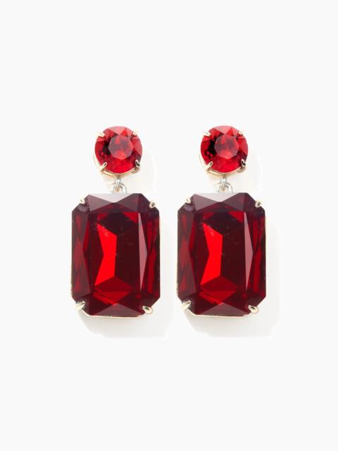 Crystal Riviere Drop Earrings