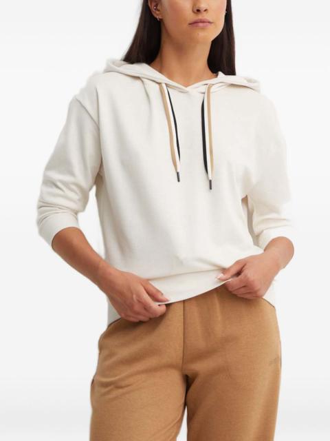 logo-print long-sleeve hoodie