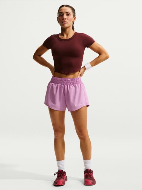 Nike One Women's Dri-FIT Mid-Rise 3" Brief-Lined Shorts
