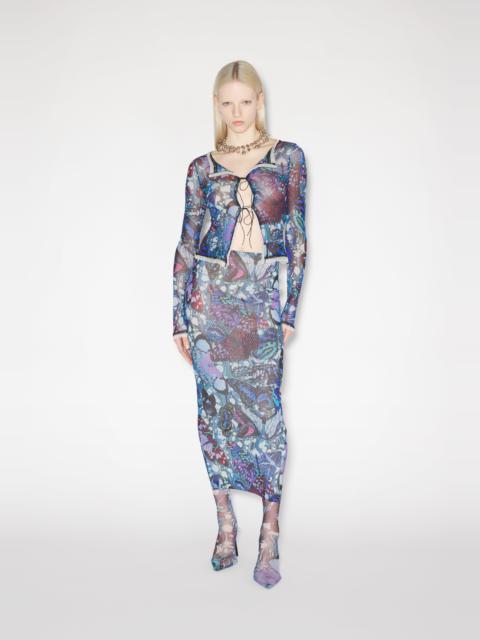 THE BLUE BUTTERFLY SKIRT