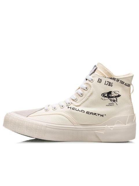 (WMNS) Li-Ning Counterflow Hello Earth 'White Beige' AGCQ472-4