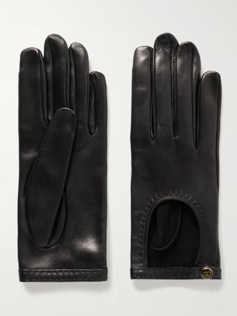 Vlogo Leather Gloves