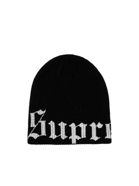 Old English-logo beanie hat
