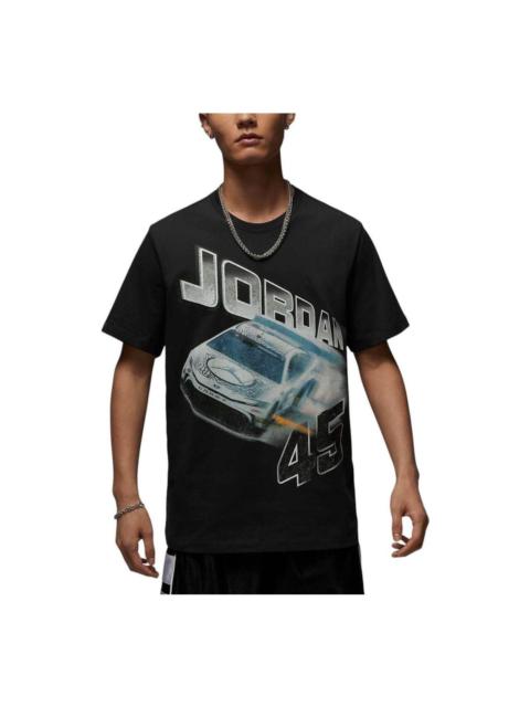 Air Jordan Brand Racing T-shirt Asia Sizing 'Off Noir' IB7352-045