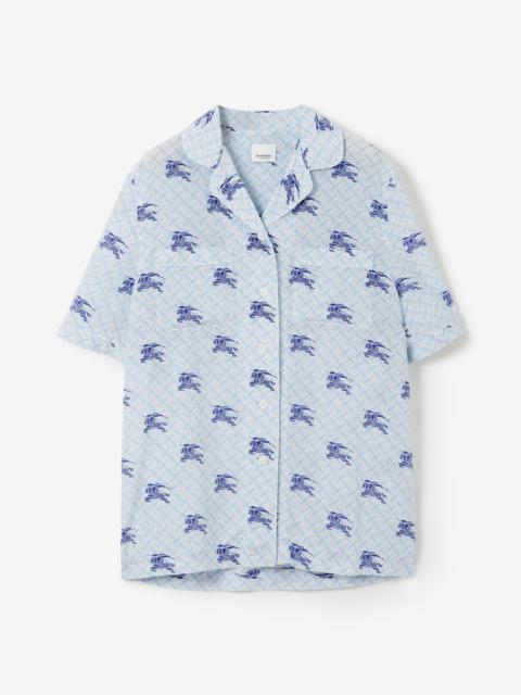 EKD Monogram Silk Pyjama Shirt