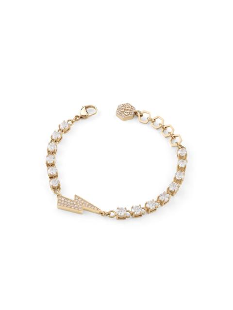 lightning-bolt-pendant bracelet