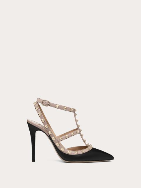 ROCKSTUD ANKLE STRAP PUMP 100 MM