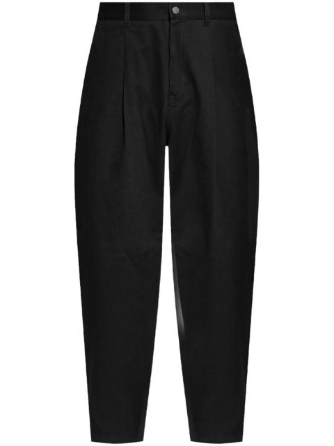 Logo patch trousers