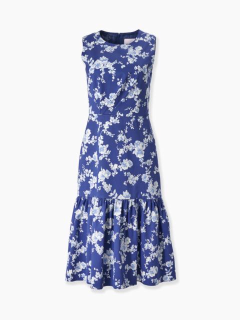 Floral-Print Knee-Length Dress