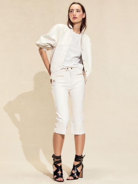 Downtown Leather Capris