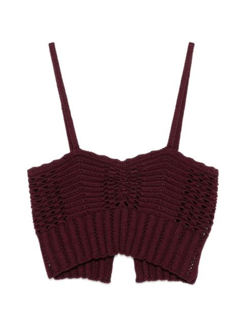 knitted bralette top