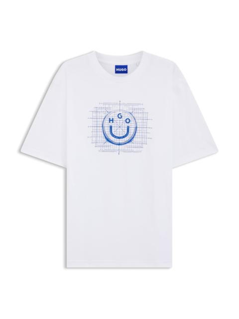 LOGO-ARTWORK T-SHIRT IN COTTON JERSEY