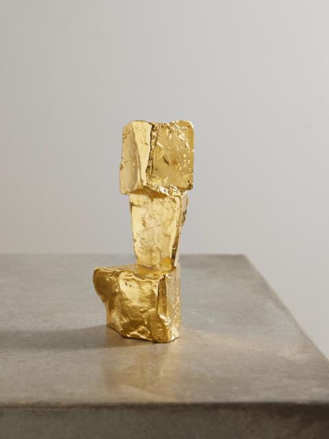 The Totemic Devotion Gold-plated Candlestick