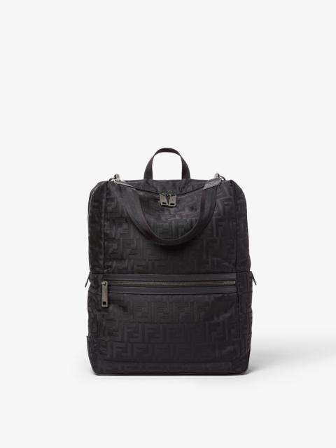Fendi Lui Backpack Black FF Nylon backpack