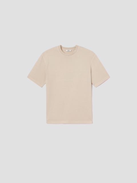 ASHA MOCK NECK TEE IN BROWN RICE