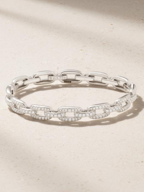Stax 18-karat White Gold Diamond Bracelet