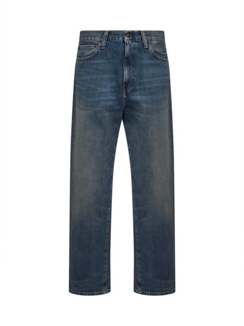 Blue Aaron five-pocket jeans