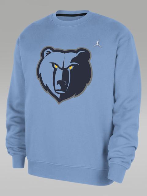 Memphis Grizzlies Statement Essentials Men's Jordan NBA Fleece Crew-Neck Sweatshirt