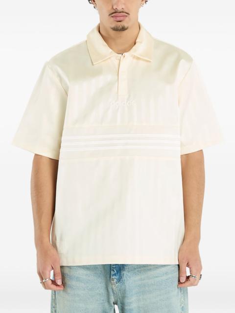 stripe-detail polo shirt