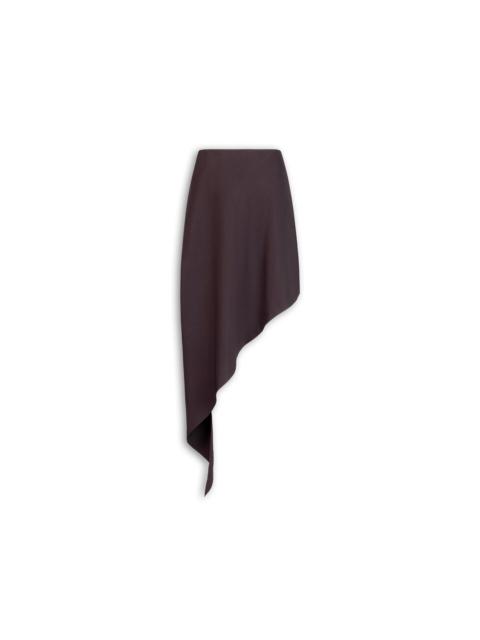 POPLIN POINTED SKIRT