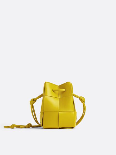 mini cassette bucket bag