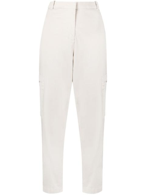 cropped  cotton straight-leg pants