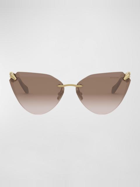 Serpenti Viper Cat-Eye Sunglasses