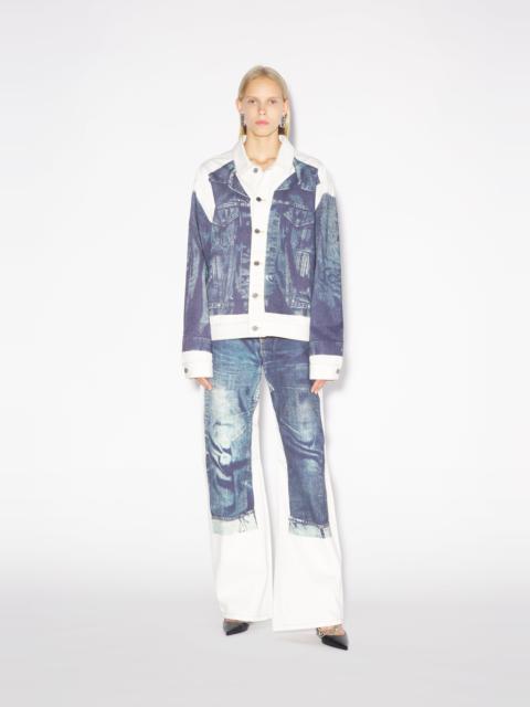THE WHITE TROMPE L’OEIL DENIM JACKET