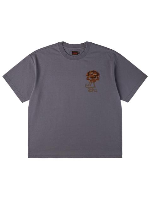 Skull Ishigaki Camouflage Applique T-shirt