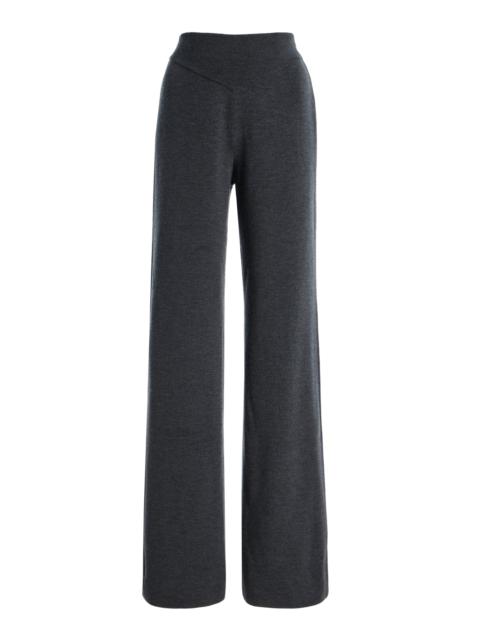 Rye Knit Wool-Silk Pants grey