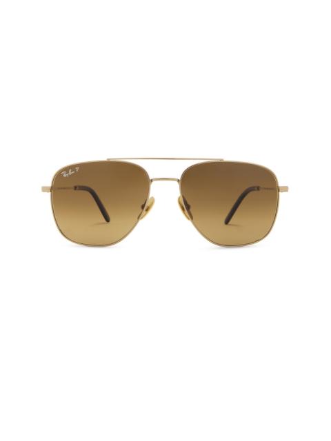 William Titanium Polarized Aviator Sunglasses