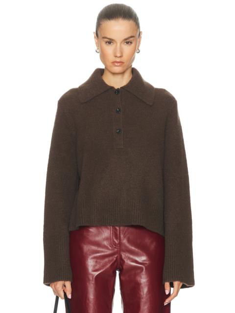 Cashmere Stevie Polo Sweater