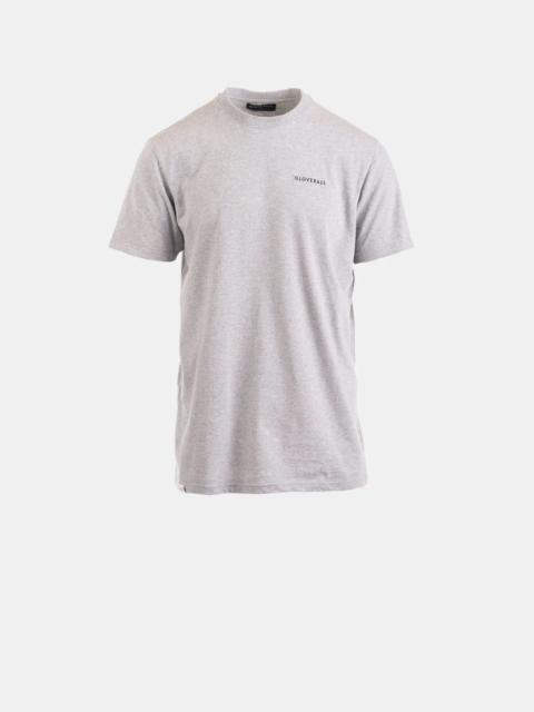 Men's Embroidered Organic Cotton T-Shirt Grey