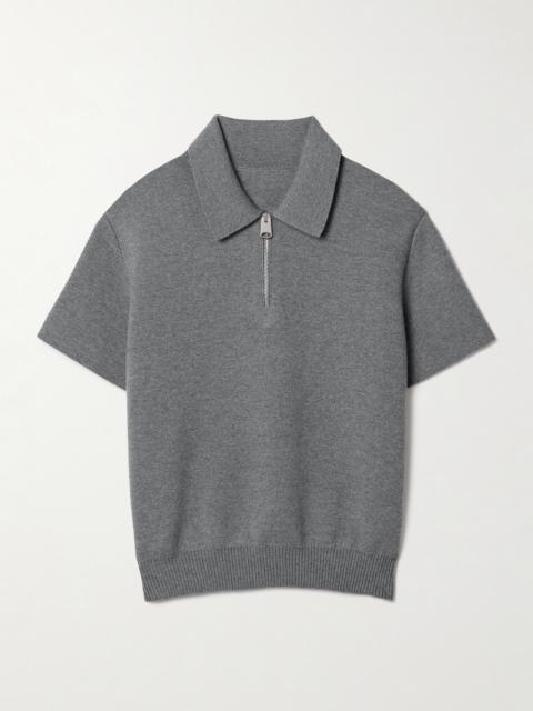 Gulliame Wool-blend Polo Top