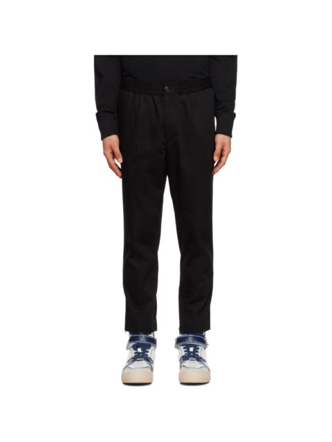 Black Elasticized Trousers