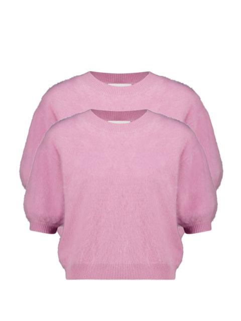 Juniper knitted short-sleeve sweater