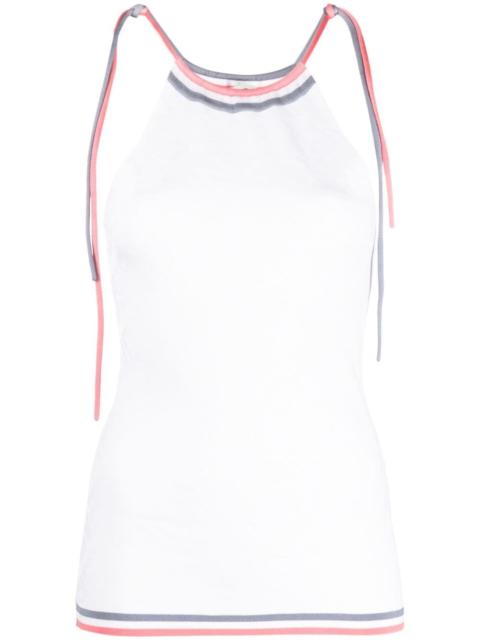 Fendi Mirror intarsia-knit top