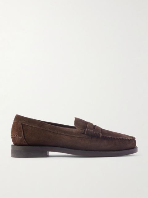 Classic Dan Suede Penny Loafers Brown