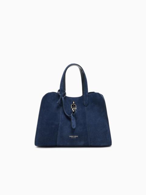 SMALL SUEDE TOTE BAG